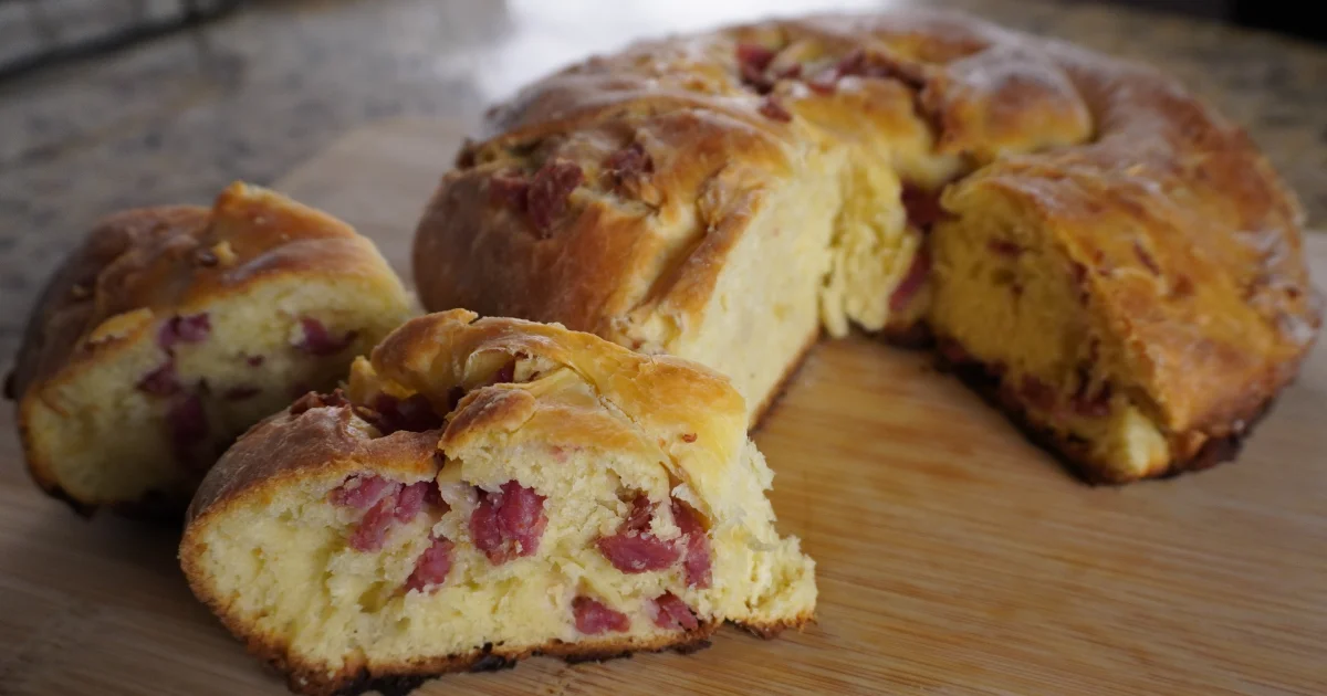 testando receitas pão folar de páscoa