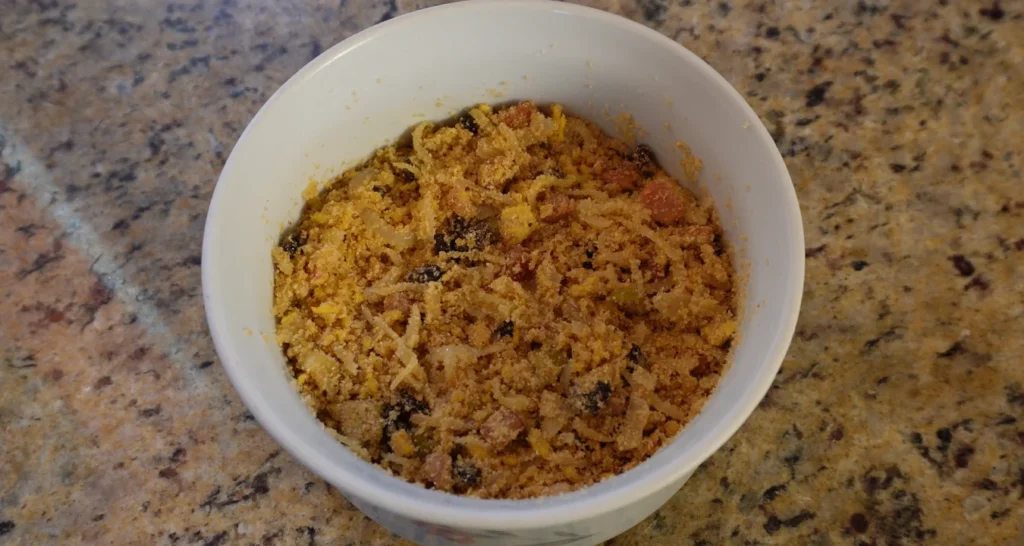 farofa em uma tigela